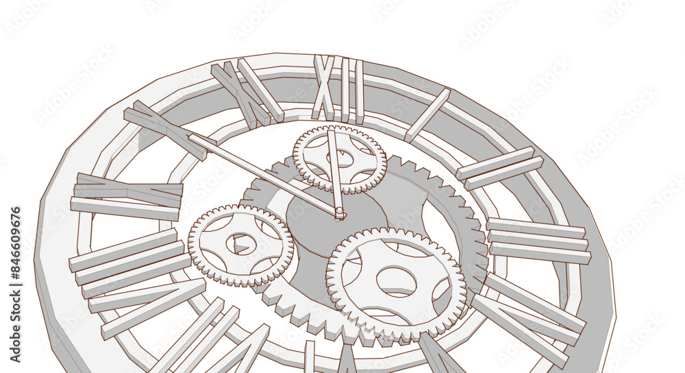clock graphic symbol 3d illustration
clock graphic symbol 3d illustration
