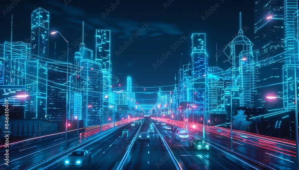smart city digital transformation traffic street smart city digital transformation traffic street