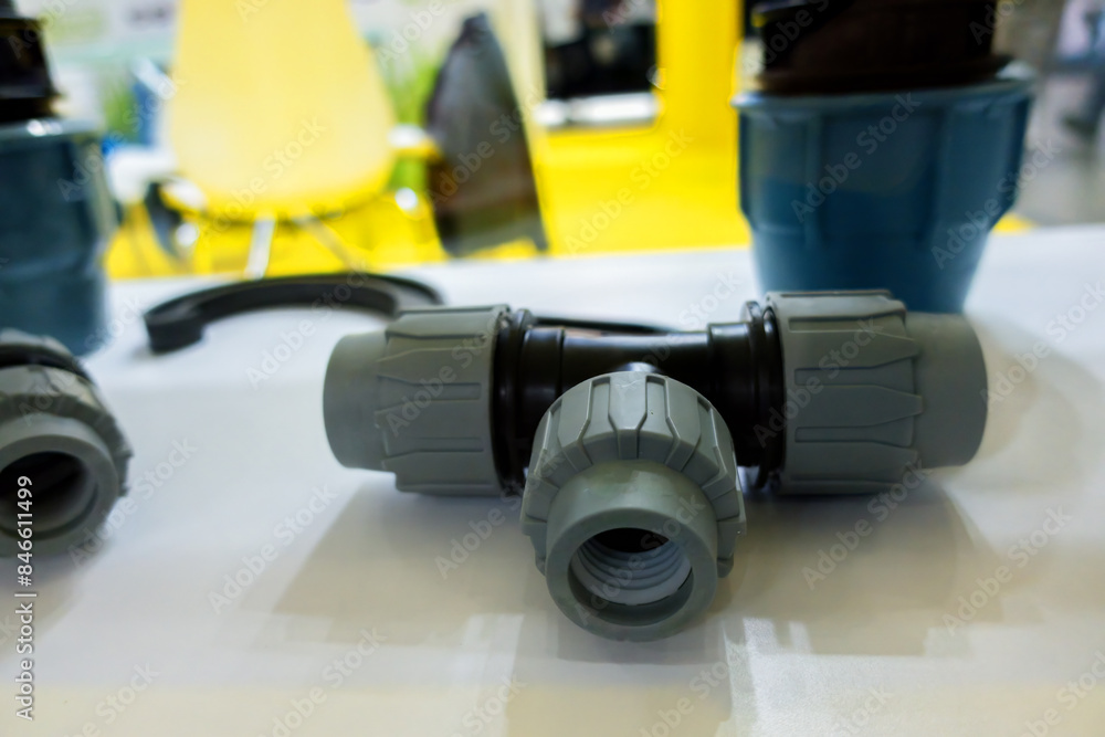 Industrial Plastic Dual Outlet Hose Connector Industrial Plastic Dual Outlet Hose Connector
