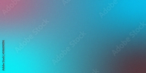 Grainy blue green rough grunge with noised blurred color gradient. Grainy noisy blurry rough texture. Glowing foil glitter metallic wall texture. Grunge Grainy mix Color gradient ombre.