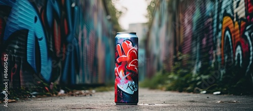 A photo showcasing a graffi...