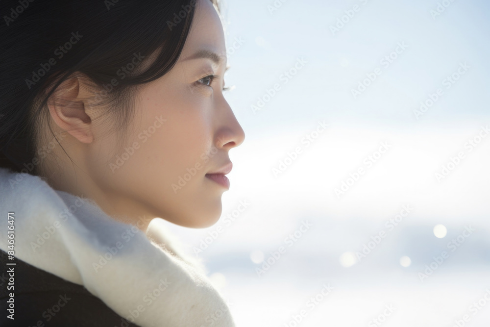 女, 女性, 横顔, 切ない, 悲しみ, 考える, 見つめる女性, 考える女性, 雪, 冬, 雪原, アジア人, 日本人, woman, female, profile, sad, sadness, thinking, gazing woman, thinking woman, snow, winter, snowfield, asian, japanese 女, 女性, 横顔, 切ない, 悲しみ, 考える, 見つめる女性, 考える女性, 雪, 冬, 雪原, アジア人, 日本人, woman, female, profile, sad, sadness, thinking, gazing woman, thinking woman, snow, winter, snowfield, asian, japanese