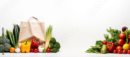 A banner with a white backg...