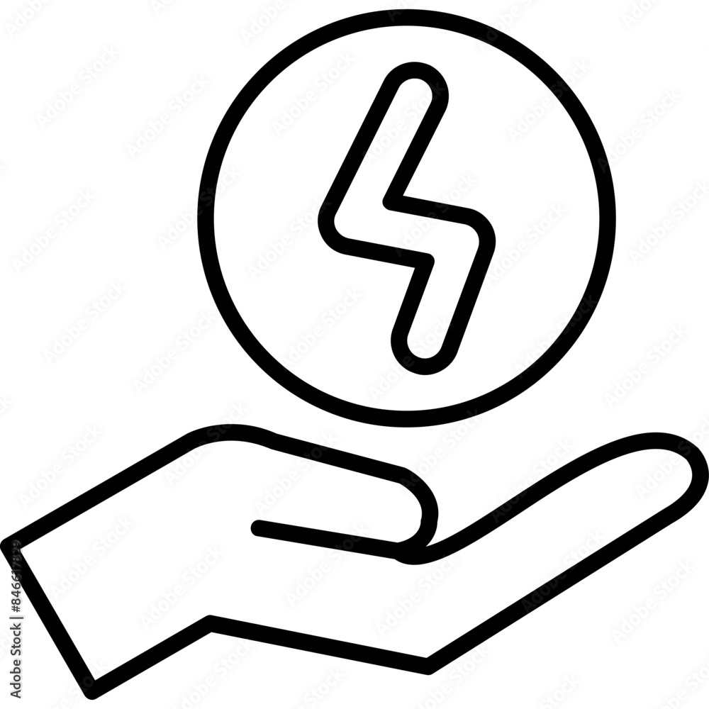 Save Energy Icon Save Energy Icon