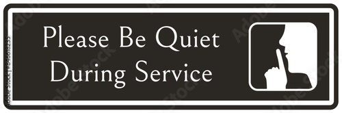 Quiet please sign during session