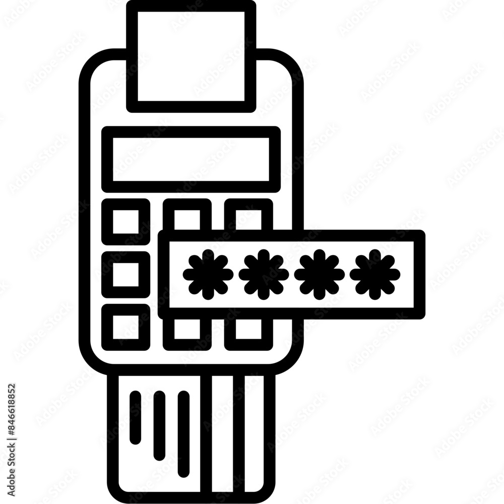 Security Number Icon Security Number Icon