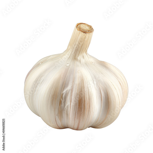 Garlic Isolated on a Transparent Background