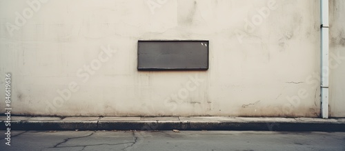 Spacious street wall sign w...