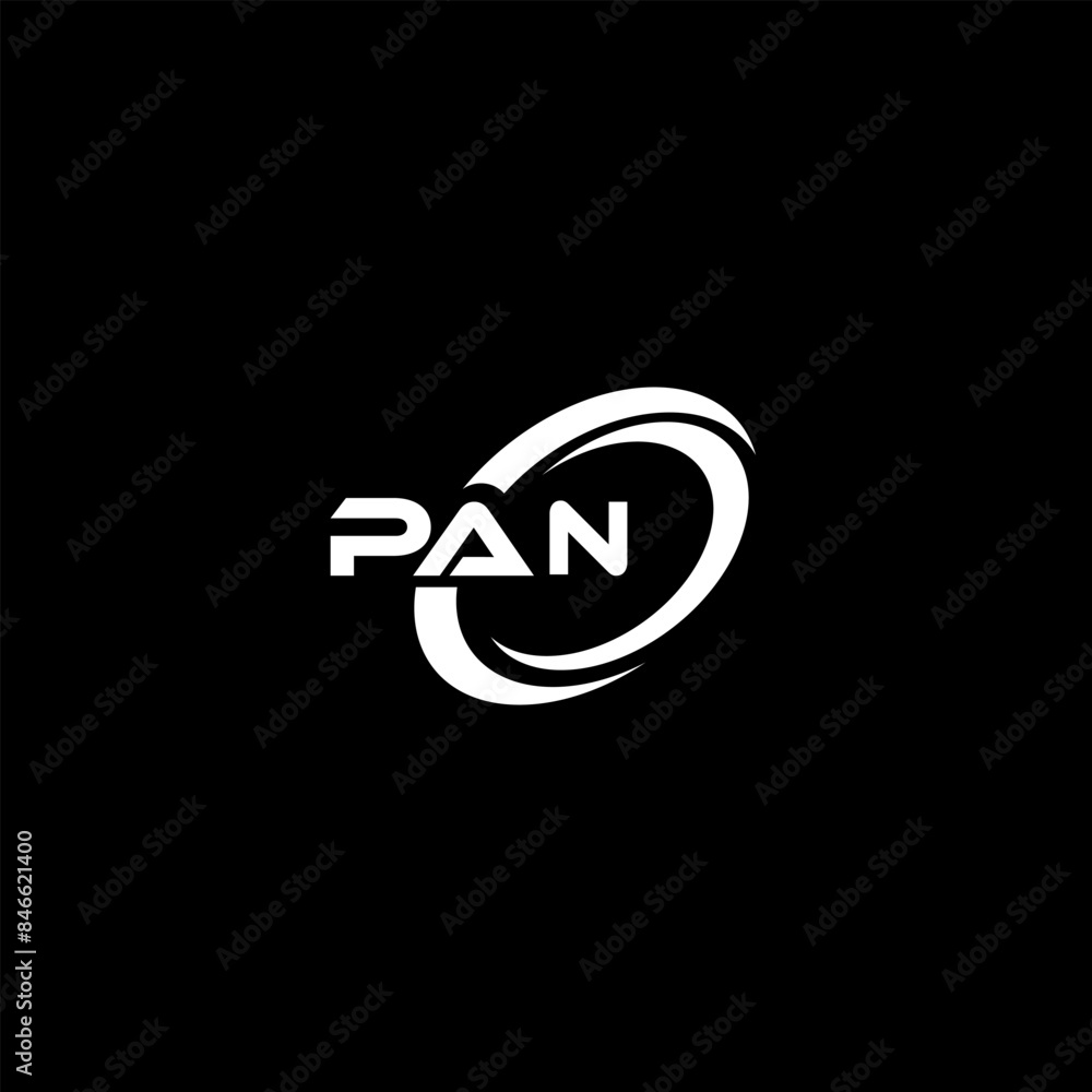 sign isolated PAN ABSTRACT LOGO DESIGN sign isolated PAN ABSTRACT LOGO DESIGN