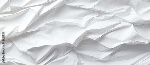 A crumpled white paper prov...