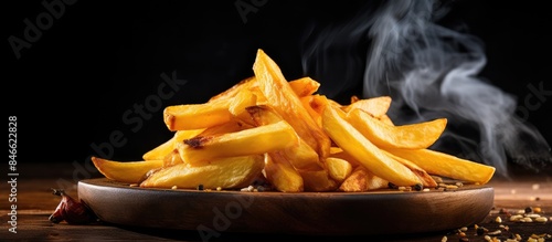 Home-cooked French fries ma...