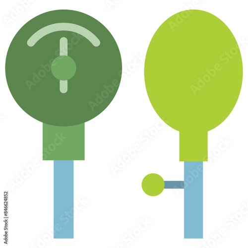 sphygmomanometer flat icon