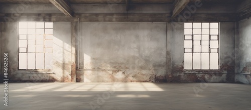 A rundown living space insi...