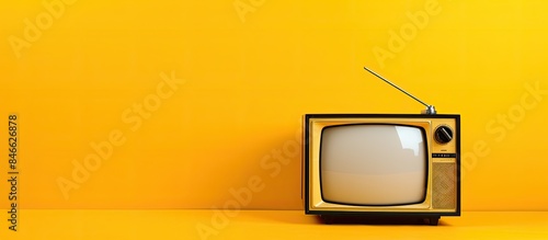 Vintage portable 80s televi...
