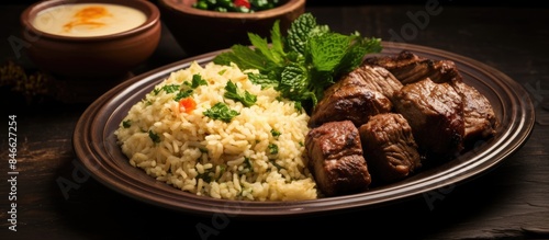 Arabian cuisine featuring K...
