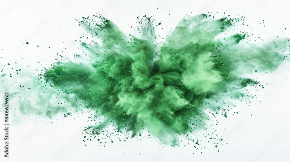 Green Powder Explosion - Generative AI Green Powder Explosion - Generative AI