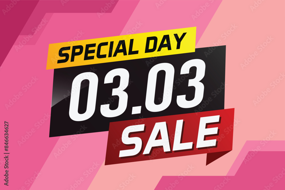 3.3 Special day sale word concept vector illustration with ribbon and 3d style for use landing page, template, ui, web, mobile app, poster, banner, flyer, background, gift card, coupon
3.3 Special day sale word concept vector illustration with ribbon and 3d style for use landing page, template, ui, web, mobile app, poster, banner, flyer, background, gift card, coupon
