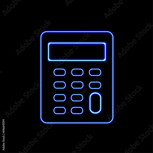 CALCULATOR NEON ICON