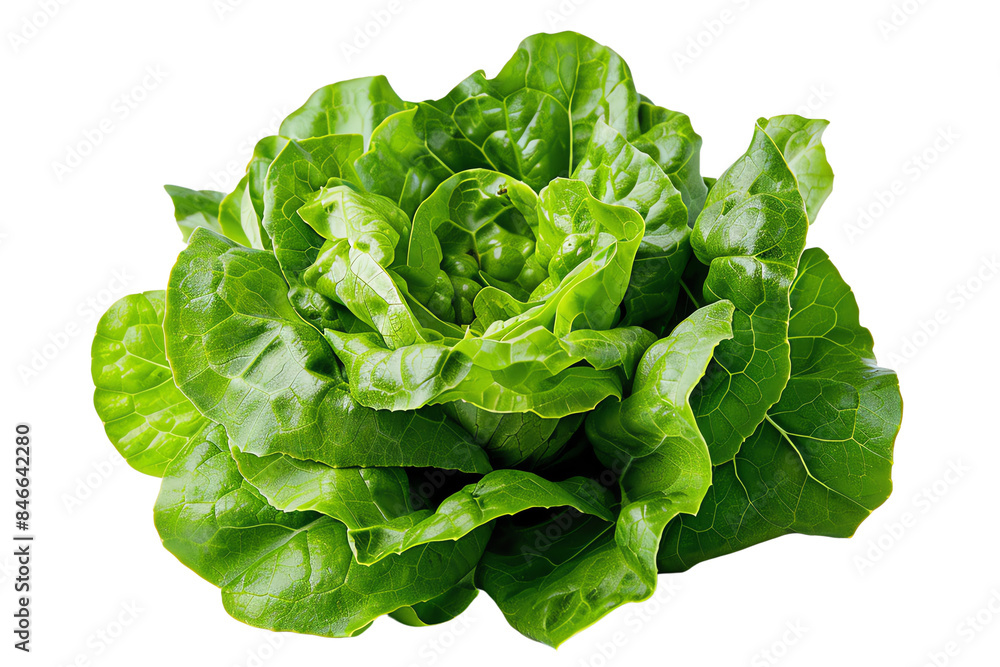 Fresh green lettuce head isolated on a white background, perfect for salads, healthy eating, and vegetarian meals. Fresh green lettuce head isolated on a white background, perfect for salads, healthy eating, and vegetarian meals.