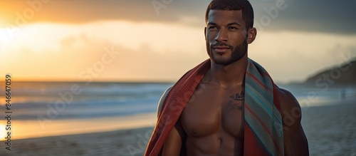 A fit athlete in sports att...