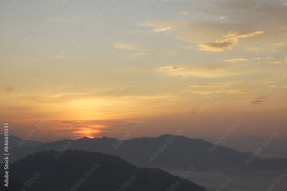 Fototapeta premium sagada sunrise