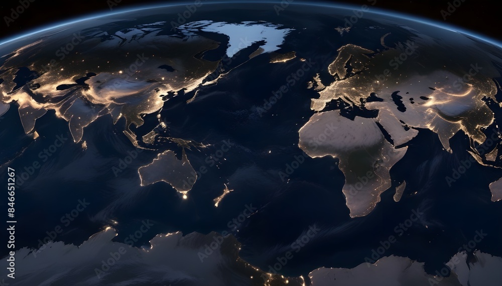 Planet earth from above background, banner poster header design Planet earth from above background, banner poster header design