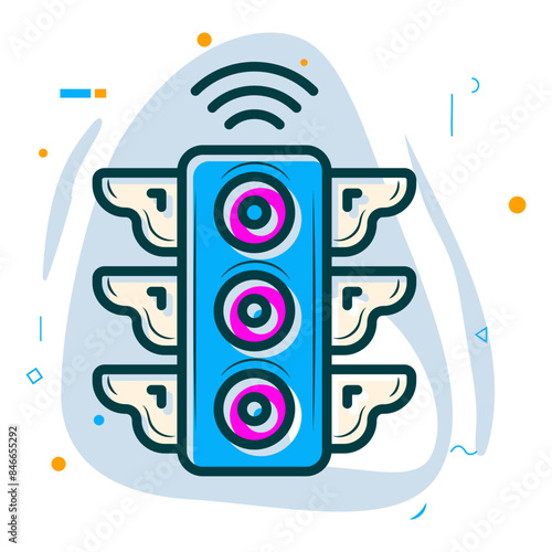 predictive ai analytics to anticipate traffic congestion concept, Adaptive traffic signal control vector, Artificial general intelligence symbol, Natural Language Processing sign Machine Deep Learning