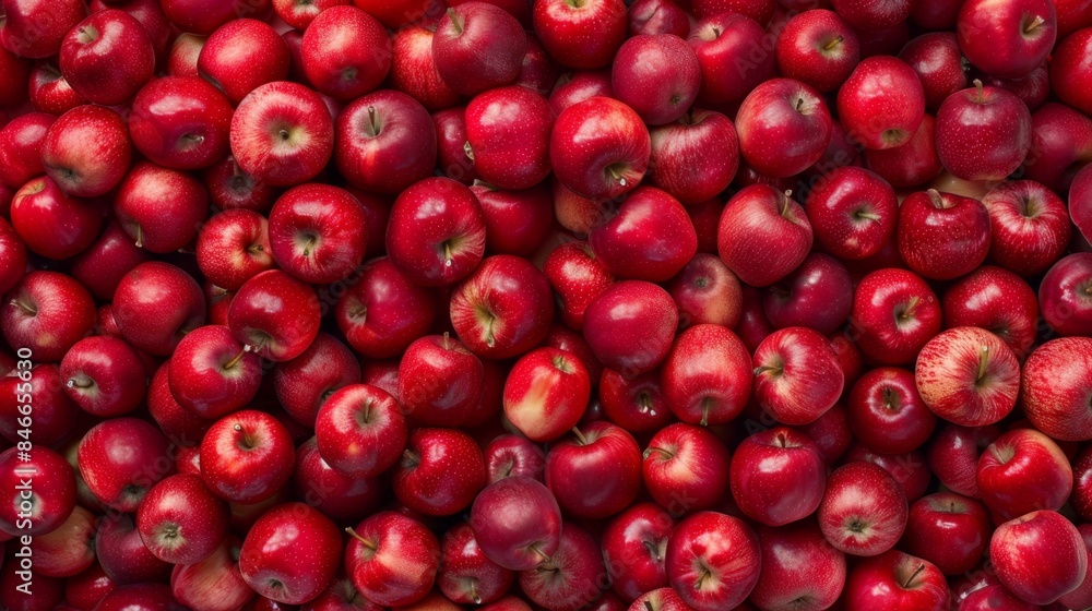 Red Apples Background - Generative AI Red Apples Background - Generative AI