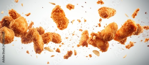 Popcorn chicken falling wit...