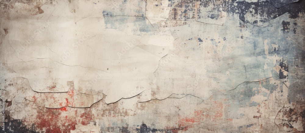 Grunge background with ripped collage posters and crumpled paper texture, creating a distressed surface for a copy space image. Grunge background with ripped collage posters and crumpled paper texture, creating a distressed surface for a copy space image.