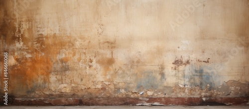 An aged, tattered, and weathered wall with a distressed appearance creates an abstract backdrop, suitable for a copy space image.