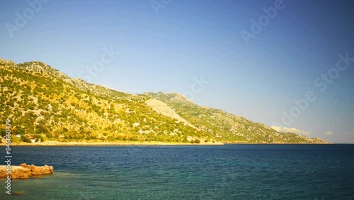 Croatian coast on Adriatic Sea