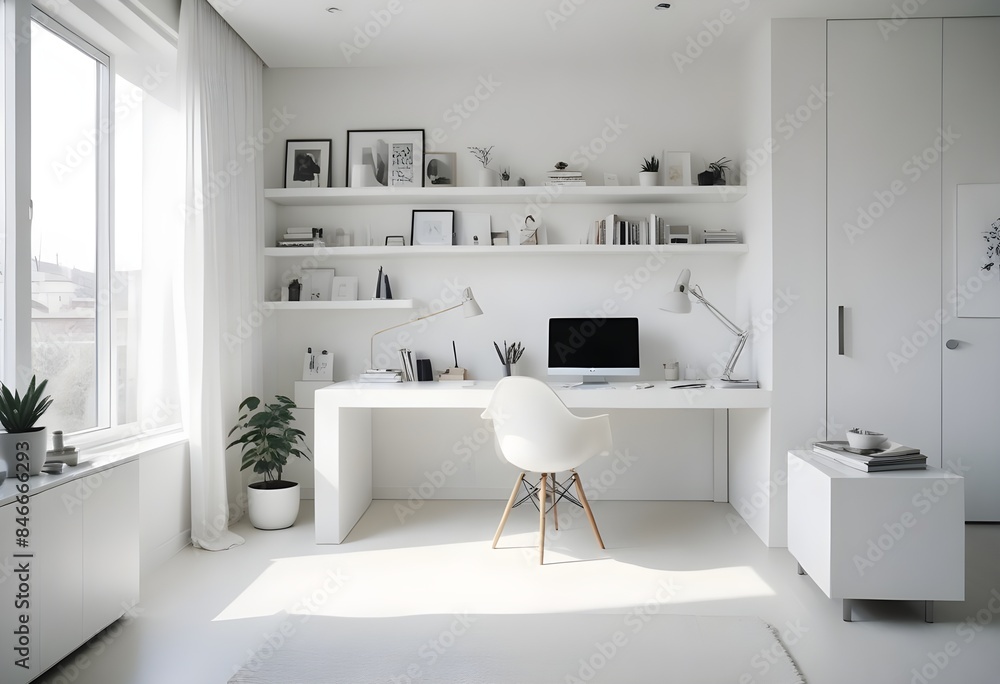 minimalist interior design style futuristic home office sleek furniture state of the art technology minimalist interior design style futuristic home office sleek furniture state of the art technology
