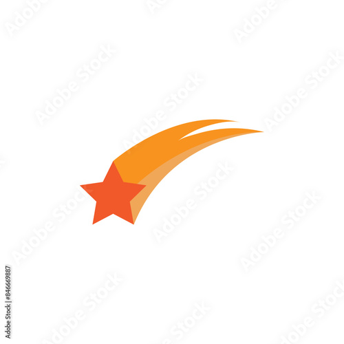 Meteor icon logo design illustration template vector.