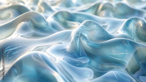 an abstract background with a soft and gentle receded glass effect, 3D render --s 750** - Image #4 @BAN ME?