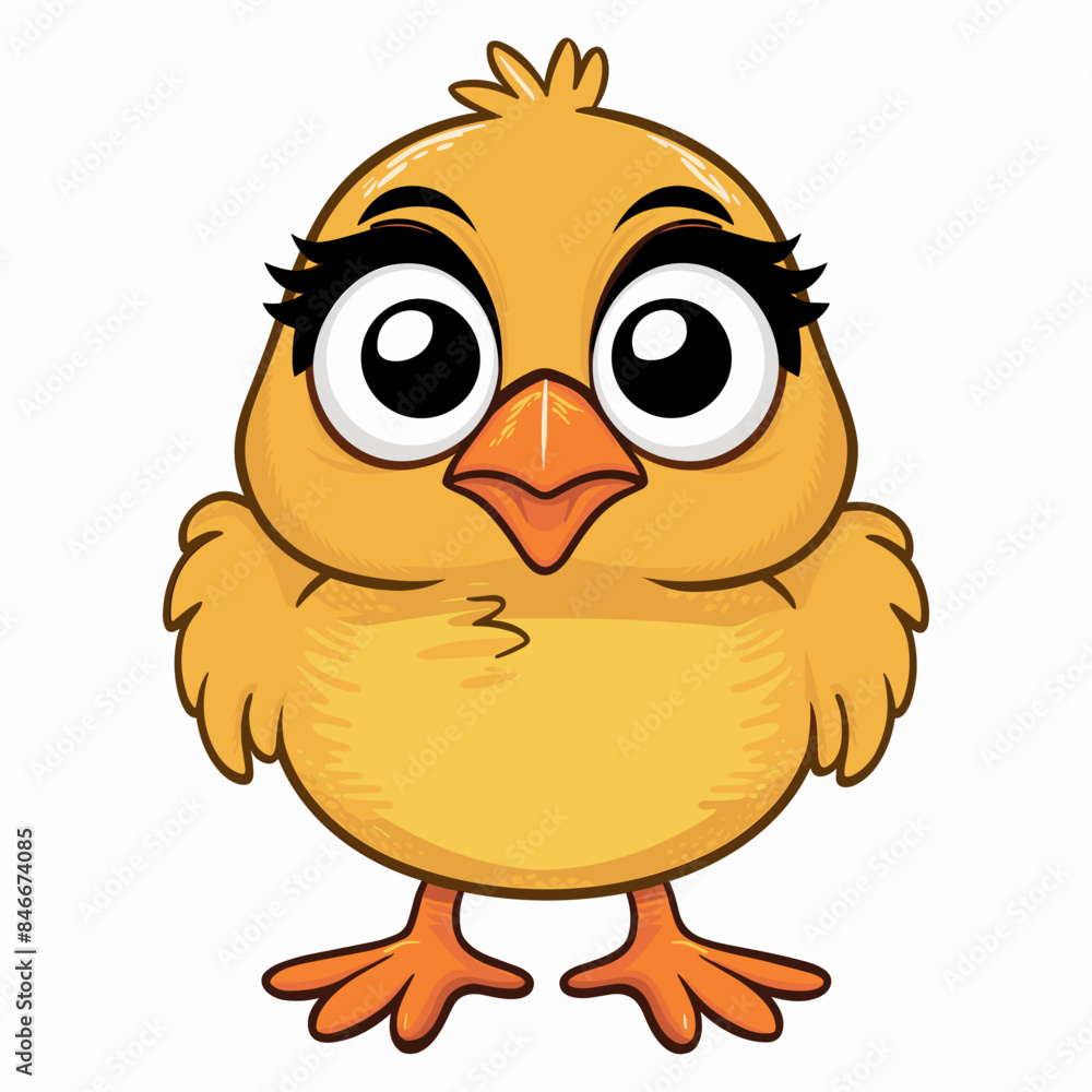 Fototapeta premium cute baby chicken