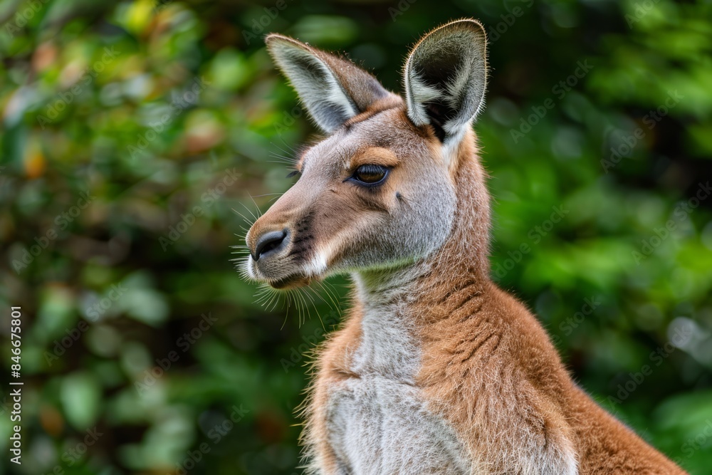 Macro Photography of Kangaroo Portrait: Detailed Close-up in High Resolution Macro Photography of Kangaroo Portrait: Detailed Close-up in High Resolution