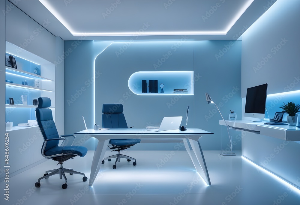 minimalist interior design style futuristic home office sleek furniture state of the art technology minimalist interior design style futuristic home office sleek furniture state of the art technology