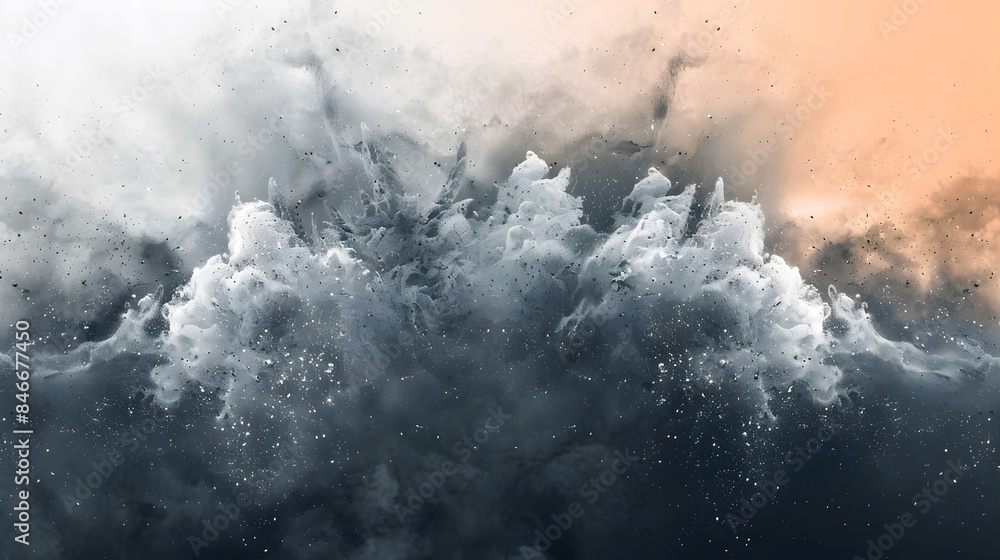 Fototapeta premium Minimalist Monochrome: Embracing Simplicity in Artistic Expression