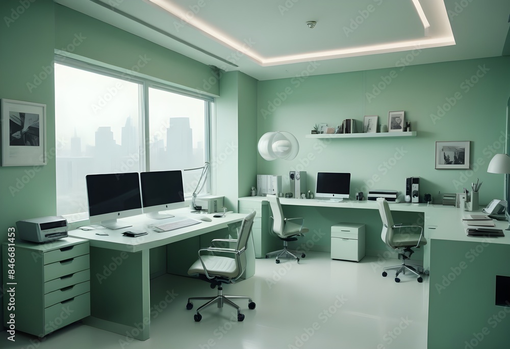 minimalist interior design style futuristic home office sleek furniture state of the art technology minimalist interior design style futuristic home office sleek furniture state of the art technology
