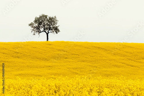 rape flowers in the field