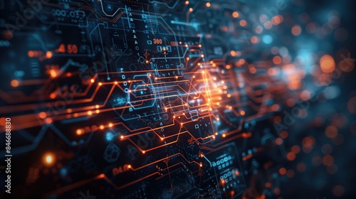 Wallpaper Mural Modern and innovative background for a PPT, smart medical technology and innovative healthcare, Torontodigital.ca