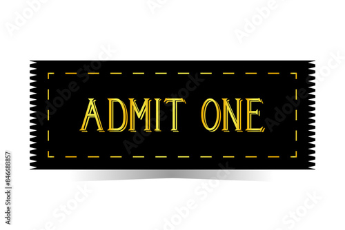 Golden admit one ticket