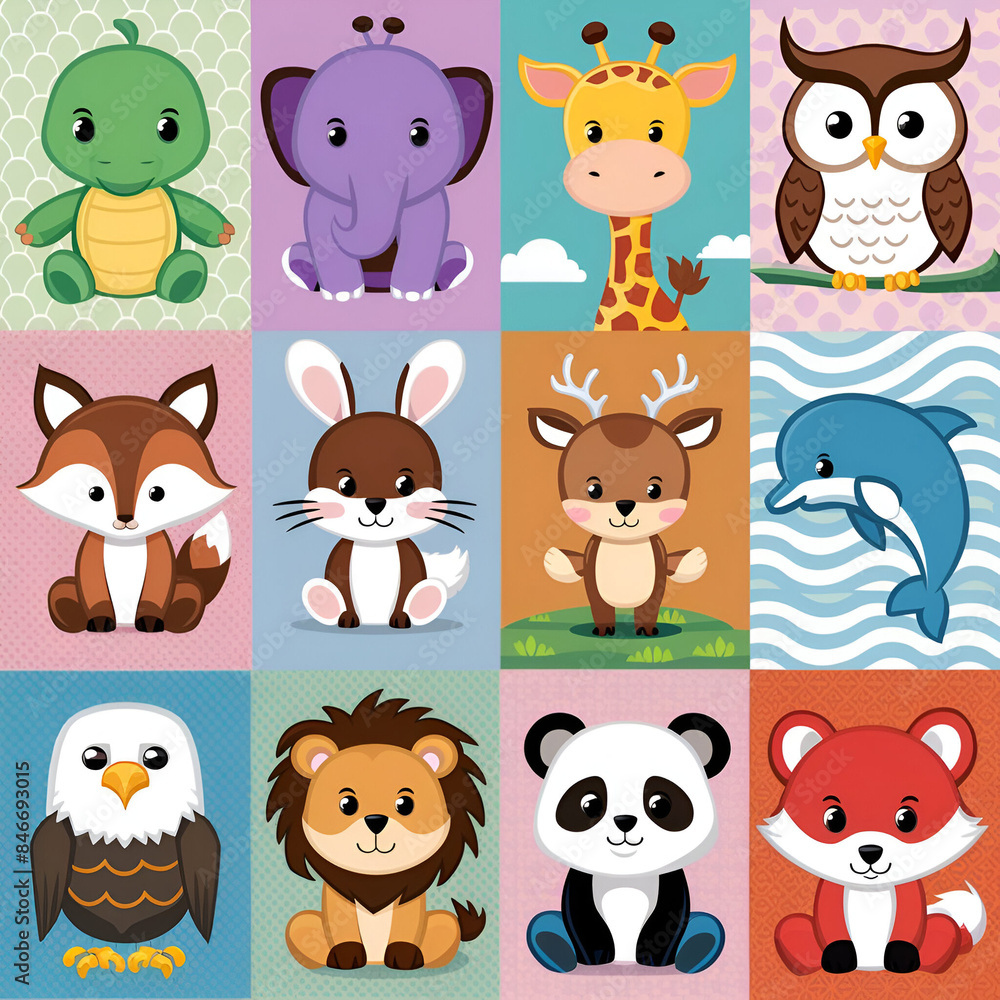set of animals set of animals