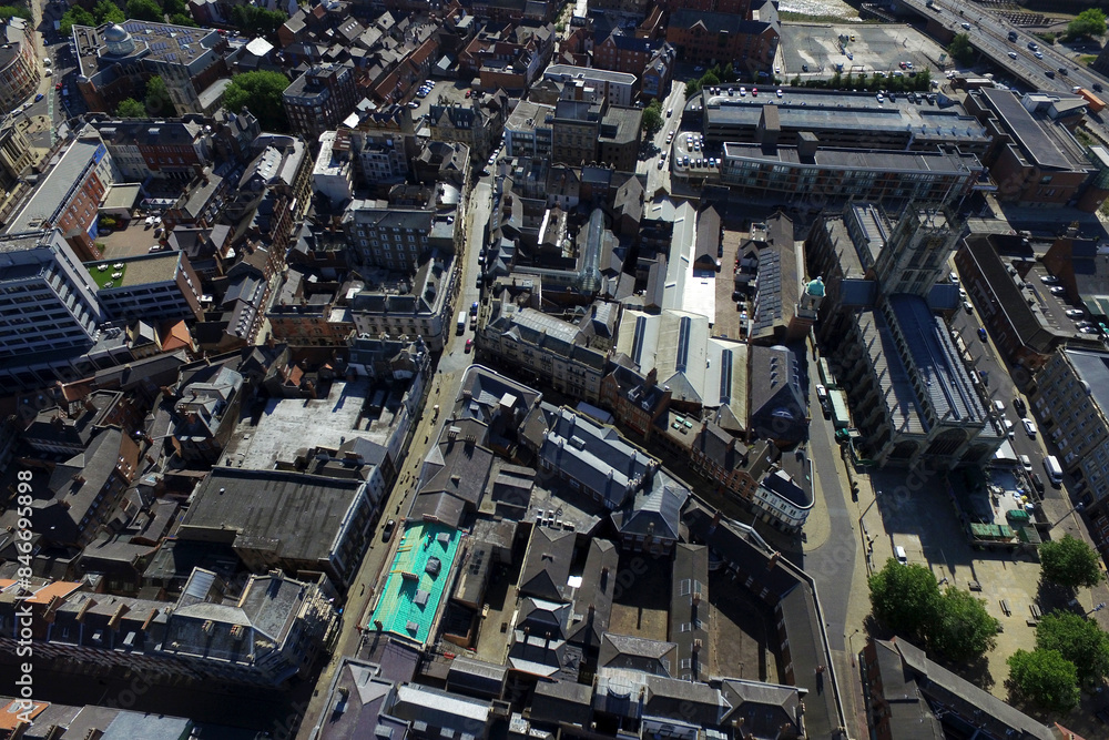 areal views of Hull Minster an Anglican Church formerly called Holy Trinity Church in Hull areal views of Hull Minster an Anglican Church formerly called Holy Trinity Church in Hull