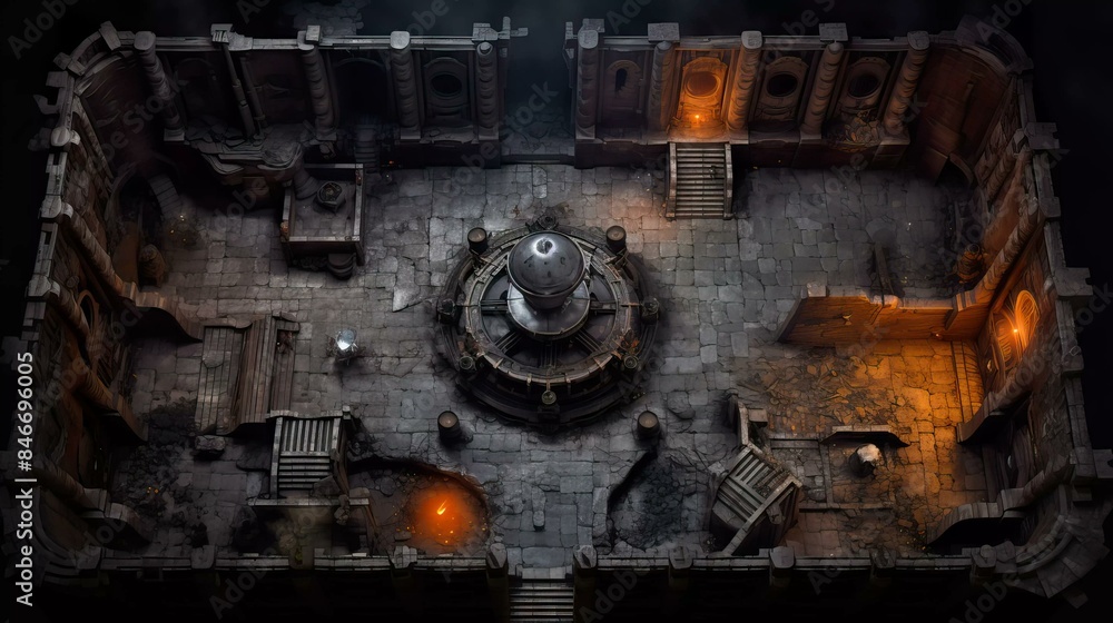 DnD Battlemap Arena of the Abyss - Chaotic Battle among Mythical Creatures.
DnD Battlemap Arena of the Abyss - Chaotic Battle among Mythical Creatures.