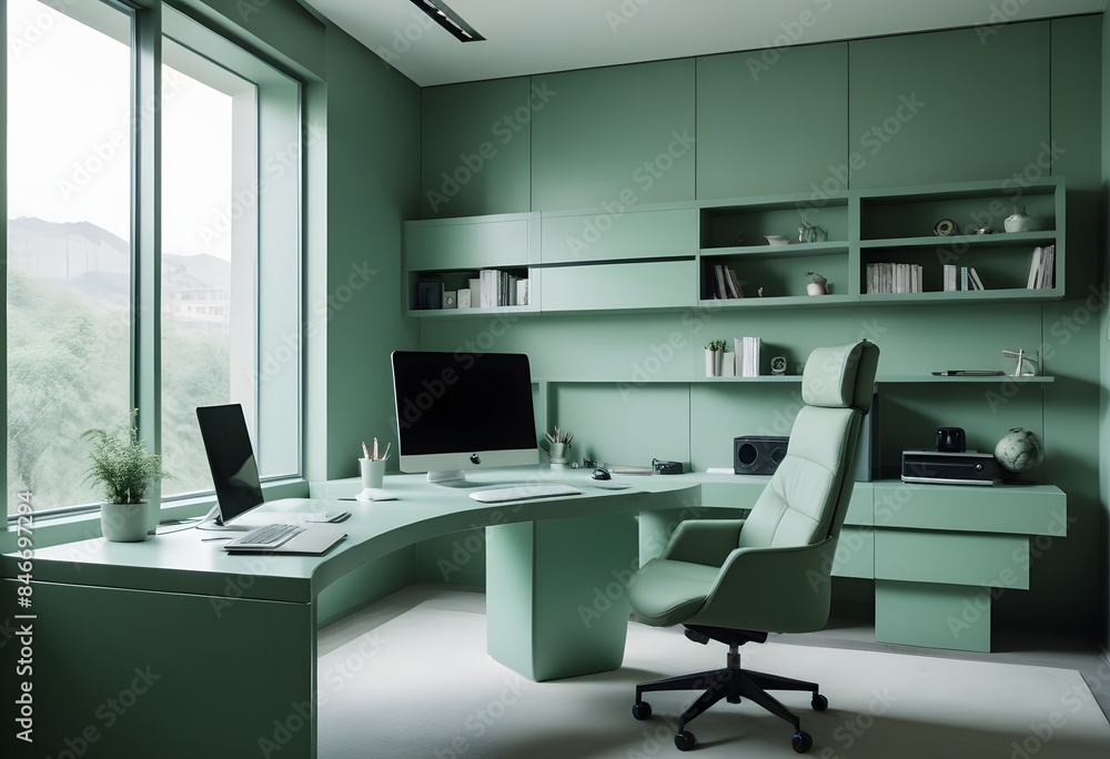 minimalist interior design style futuristic home office sleek furniture state of the art technology minimalist interior design style futuristic home office sleek furniture state of the art technology