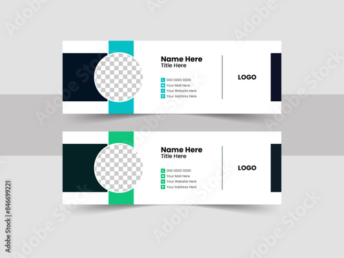 Creative multipurpose business email signatures modern and minimalist email signature design.