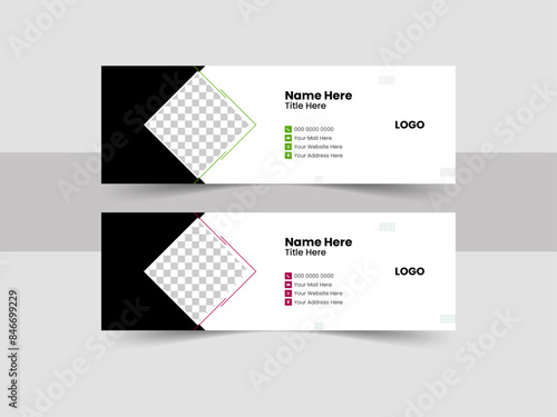 Creative multipurpose business email signatures modern and minimalist email signature design.