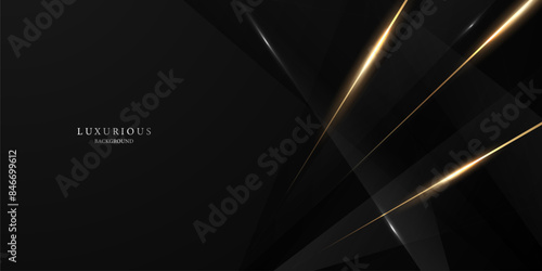 Black background with elegant effect. Vector illustration.